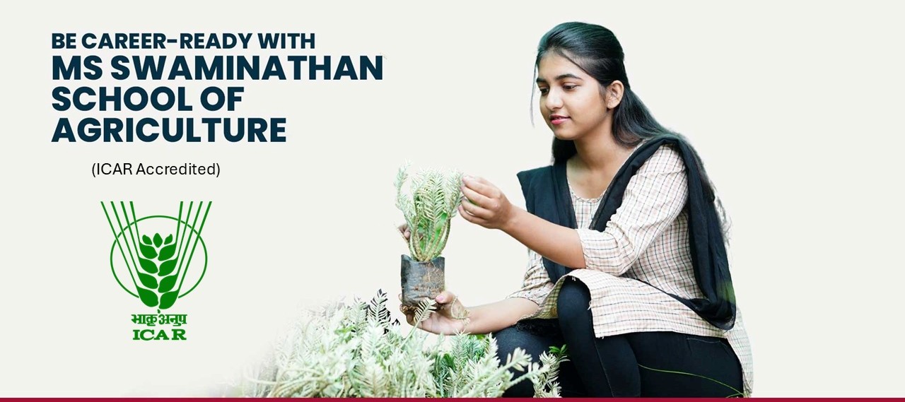 MS Swaminathan School of Agriculture Banner