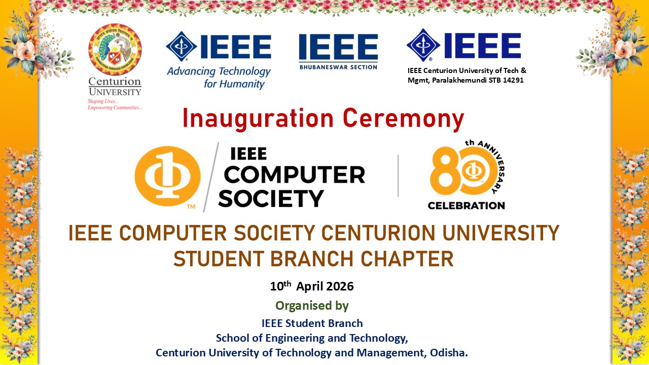 IEEE Computer Society Student Branch Chapter Inaugurated at CUTM Paralakhemundi