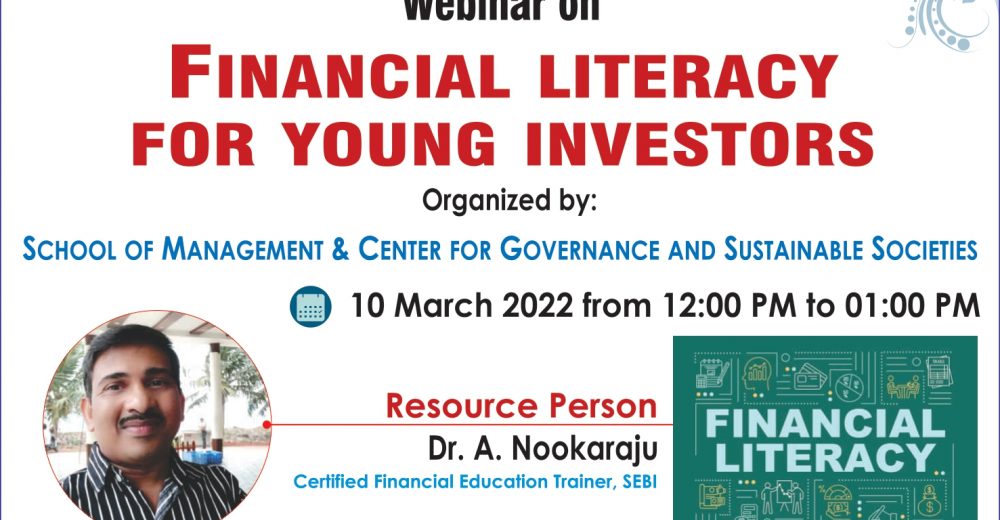 Webinar on Financial literacy for young investors