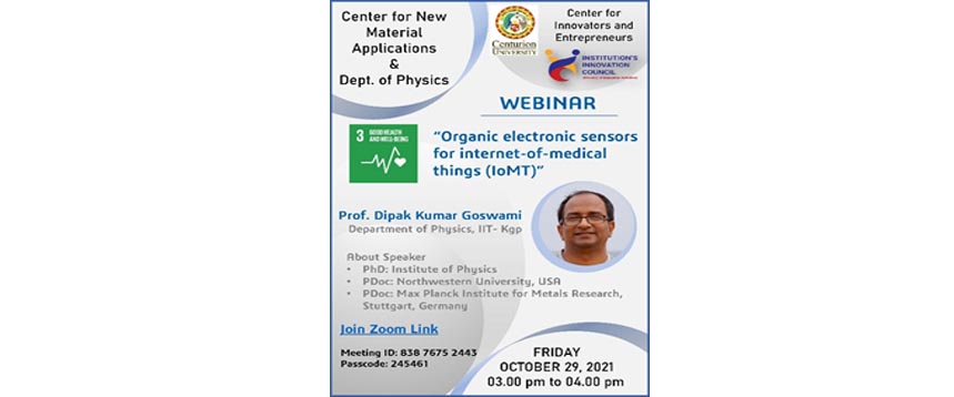 Organic Electronic sensors for internet-of-medical things